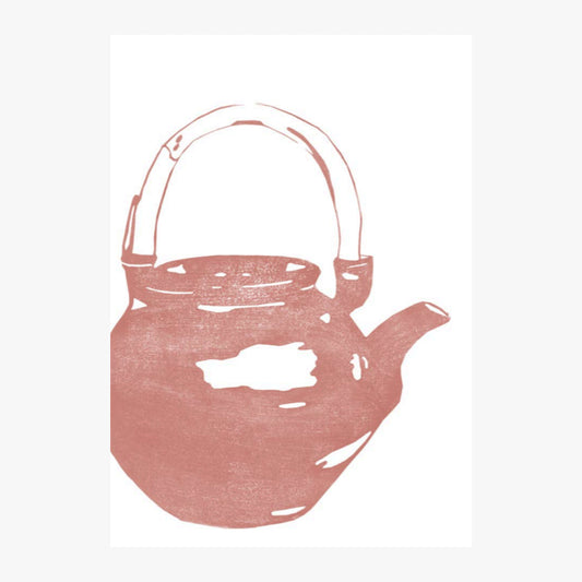 'Art Without Heroes: Mingei' Greeting Card - Teapot