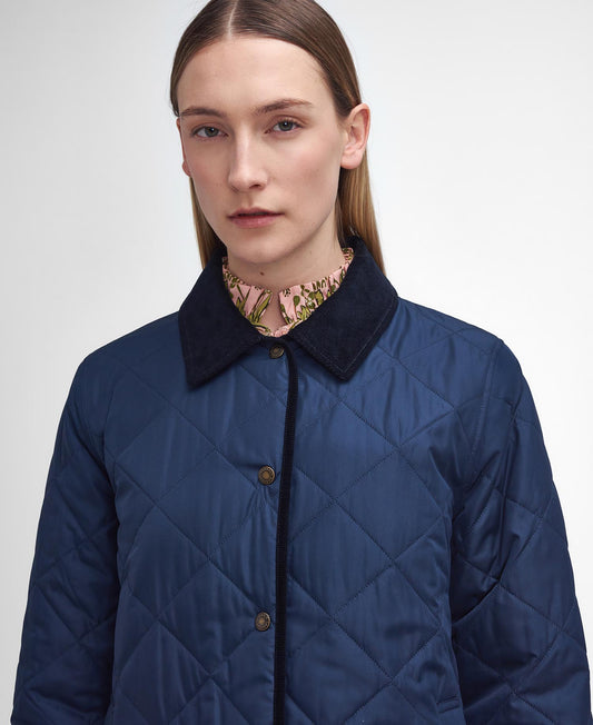 Barbour x William Morris Gallery Isabella Quilted Jacket