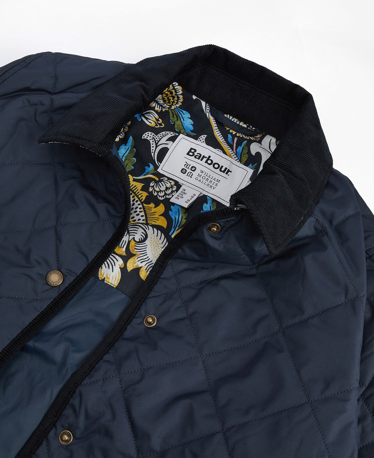 Barbour x William Morris Gallery Isabella Quilted Jacket