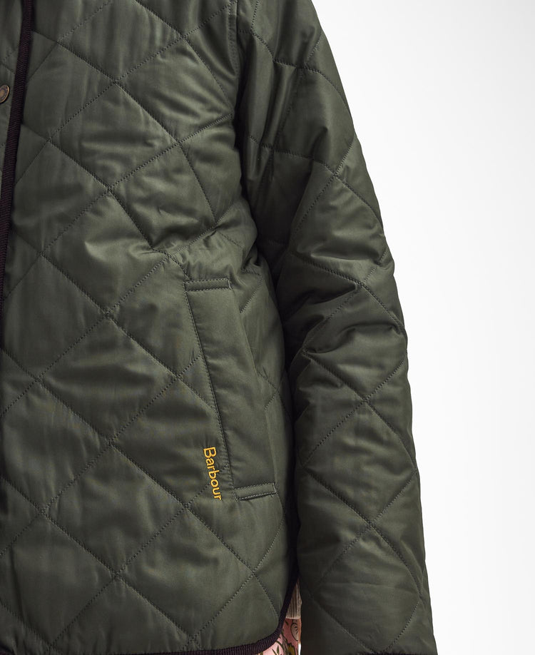 Barbour x William Morris Gallery Isabella Quilted Jacket