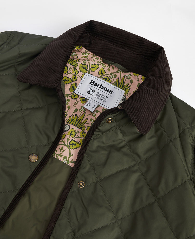 Barbour x William Morris Gallery Isabella Quilted Jacket