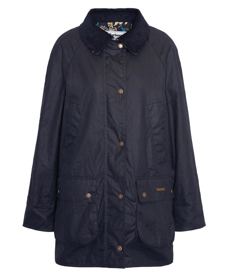 Barbour x William Morris Gallery Shelton Waxed Jacket