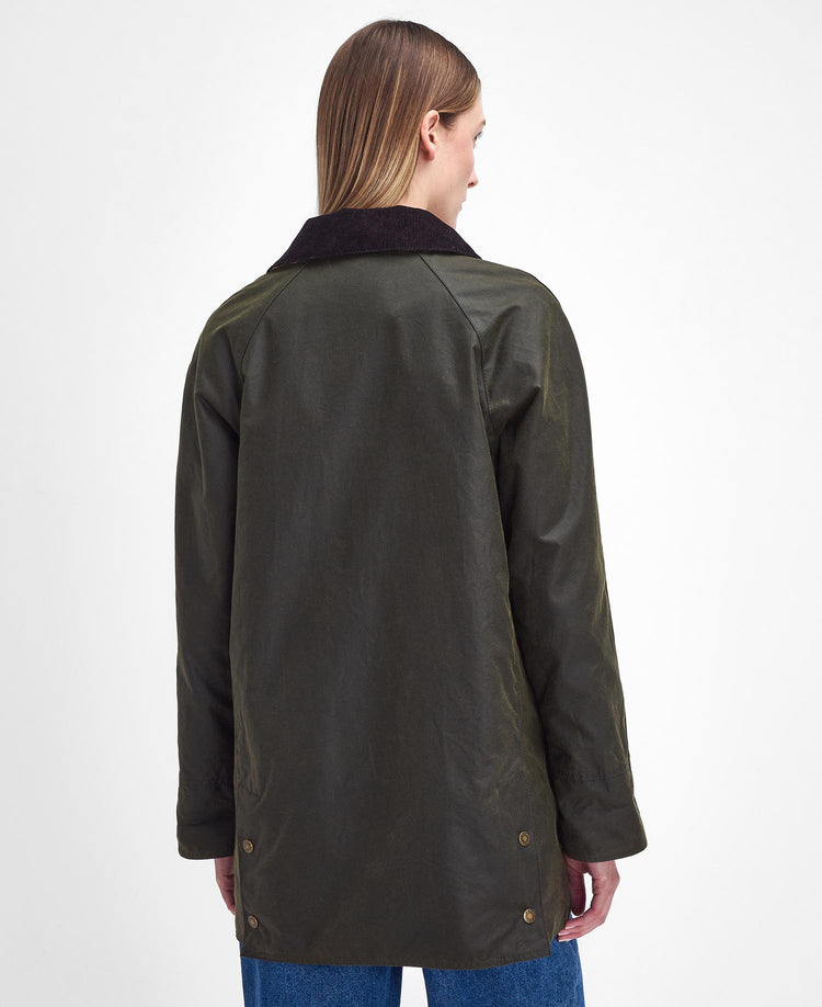 Barbour x William Morris Gallery Shelton Waxed Jacket