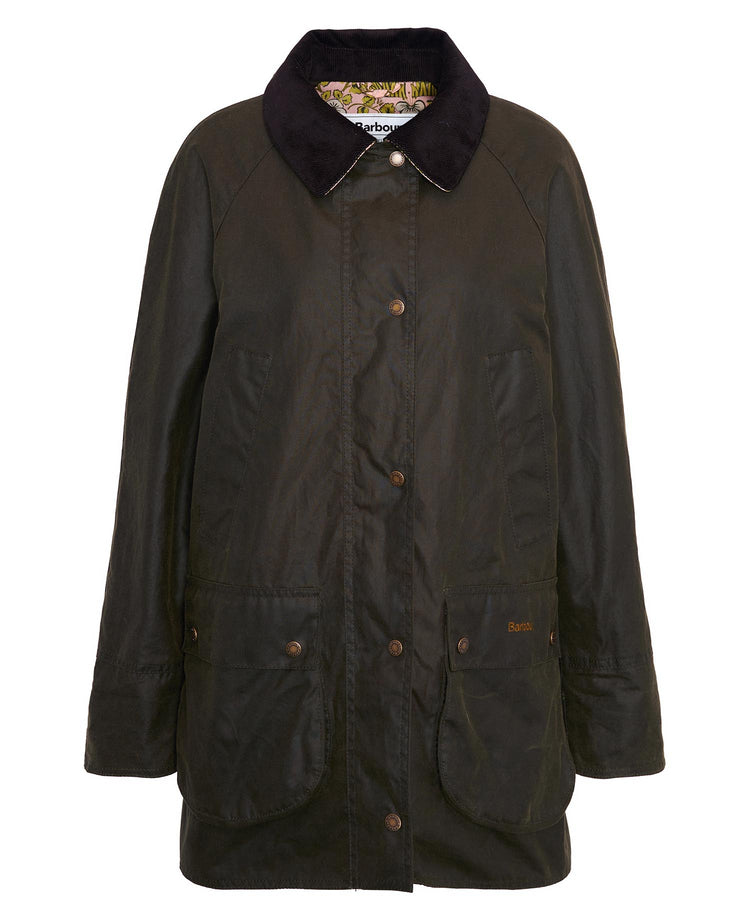 Barbour x William Morris Gallery Shelton Waxed Jacket