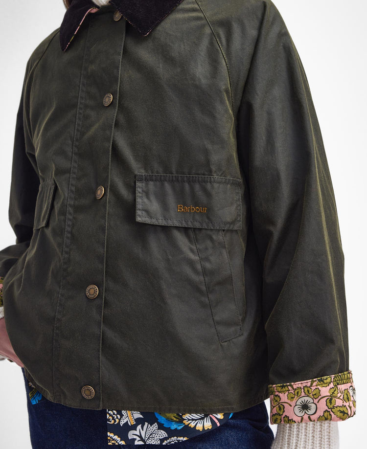 Barbour x William Morris Gallery Rendall Waxed Jacket