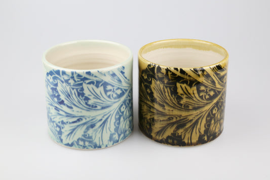 May Morris Arcadia Screen Printed Planters by Emma Lacey