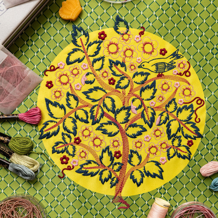 May Morris Embroidery Kit by Hand & Lock