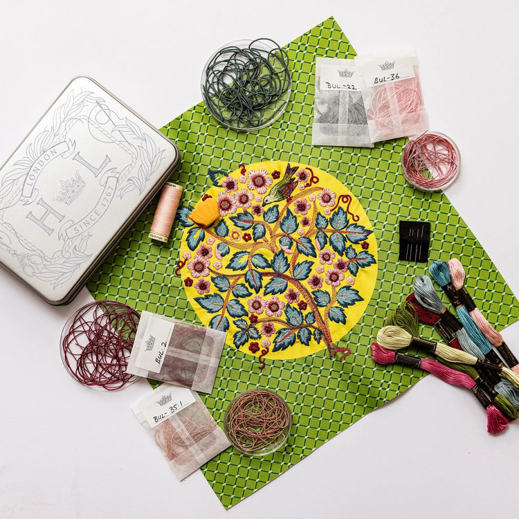 May Morris Embroidery Kit by Hand & Lock