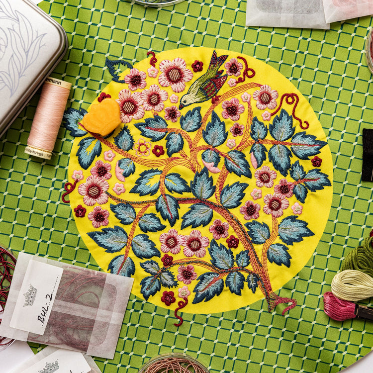 May Morris Embroidery Kit by Hand & Lock