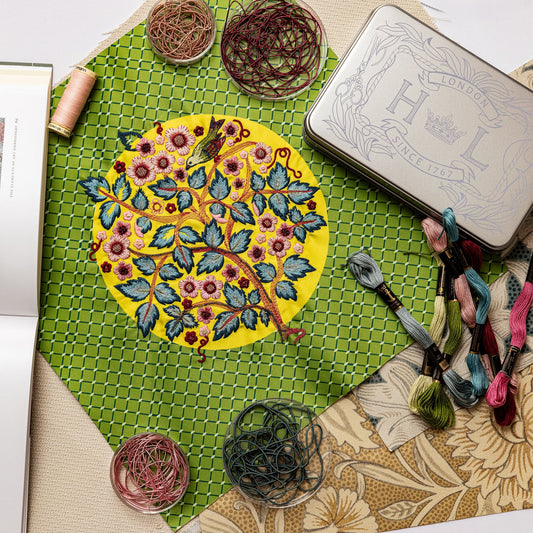 May Morris Embroidery Kit by Hand & Lock