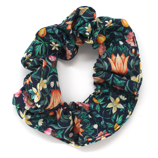 Art of Craft Scrunchie - May's Orchard - Blue