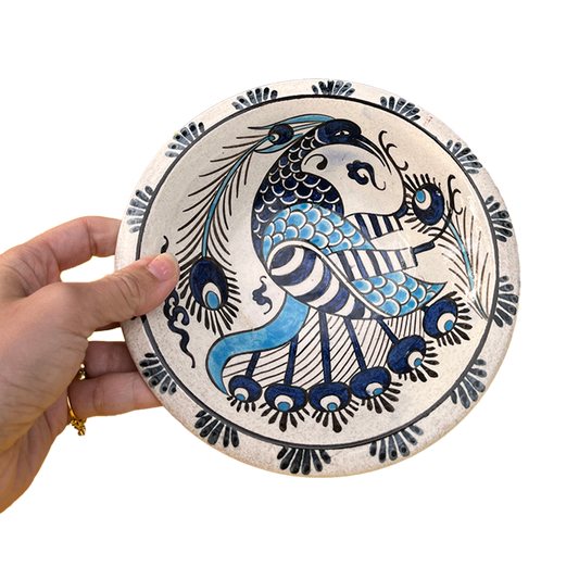 Peacock Ceramic Bowl