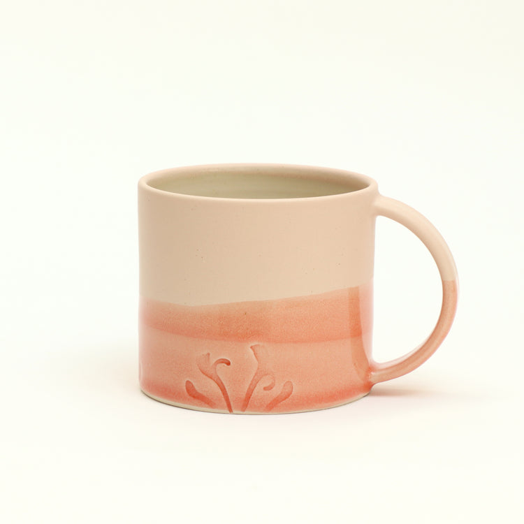 May Morris Honeysuckle Ceramic Mugs by Emma Lacey