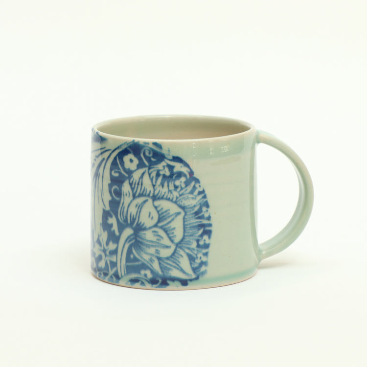 May Morris Arcadia Ceramic Mugs by Emma Lacey