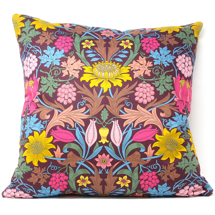 Art of Craft Cushion - Standen, Burgundy