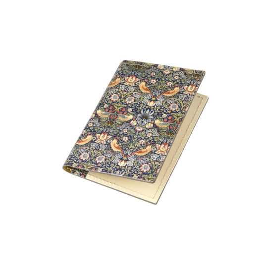 Strawberry Thief Folding Leather Wallet