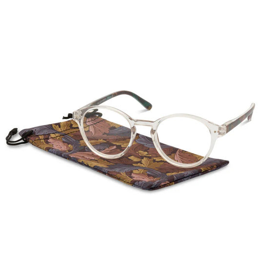 Acanthus Round Crystal Reading Glasses