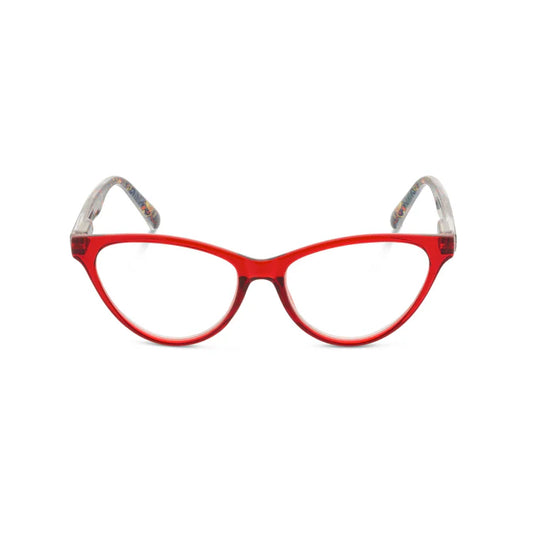 Strawberry Thief Red Cateye Reading Glasses