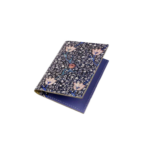 Floral patterned wallet on a light gray background