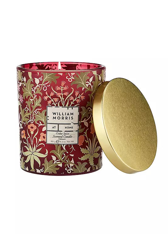 William Morris At Home Oak & Willow Cedar Spice Scented Candle