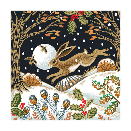 Woodland Hare Set of 8 Cards