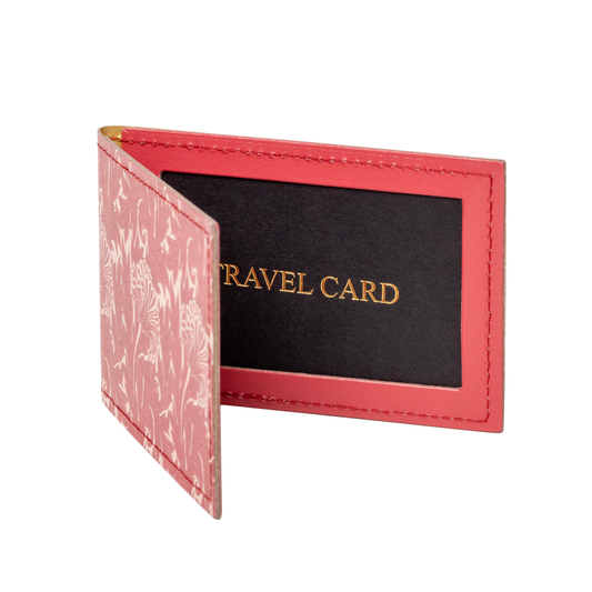 Tulip Leather Travel Card Holder