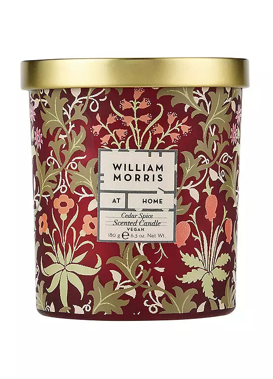 William Morris At Home Oak & Willow Cedar Spice Scented Candle