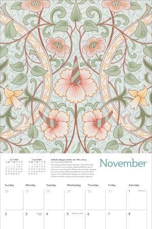 William Morris Gallery Wall Calendar 2025