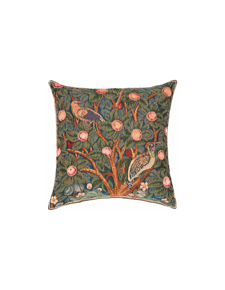 Woodpecker Tapestry Cushion (small)