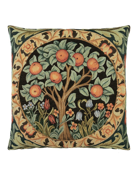 Orange Tree Tapestry Cushion (large)