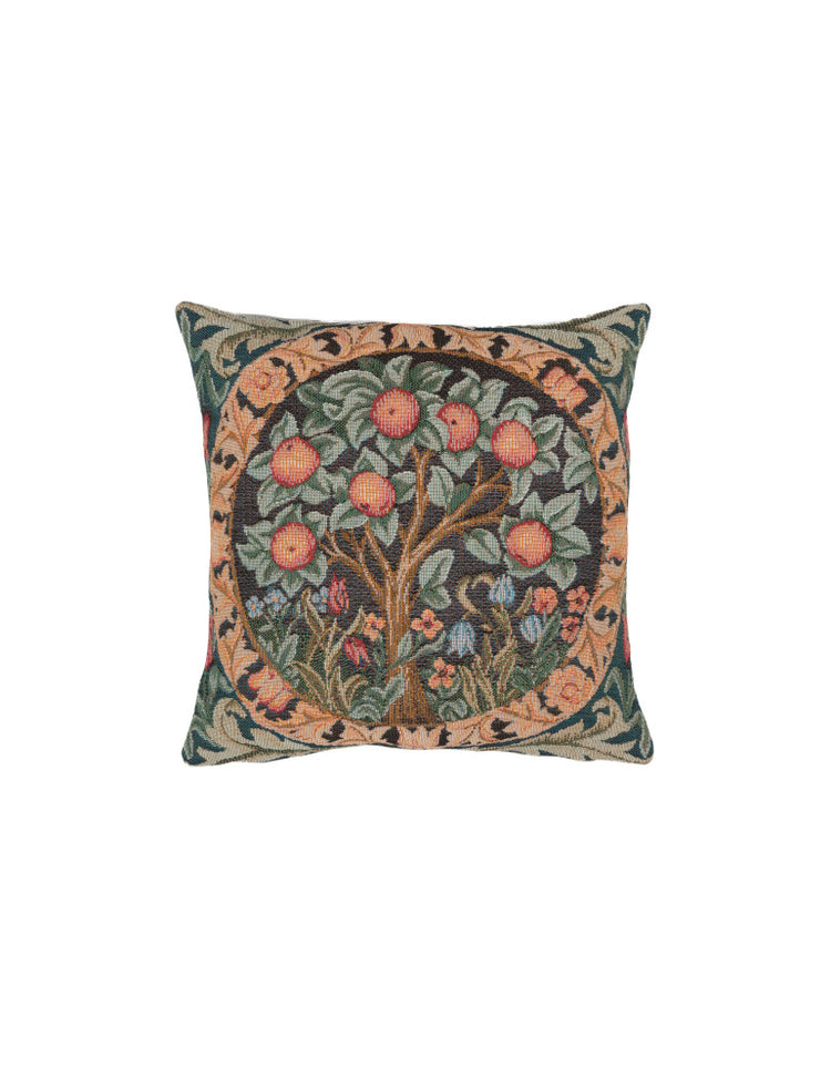 Orange Tree Tapestry Cushion (small)