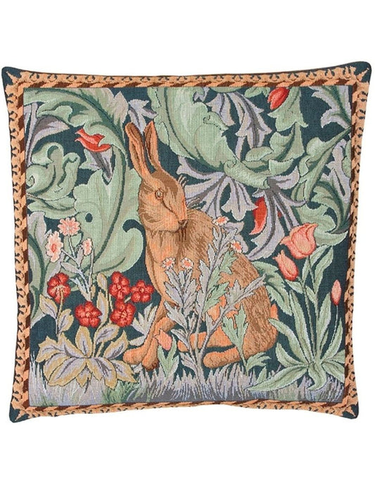 Hare Tapestry Cushion (right - large)