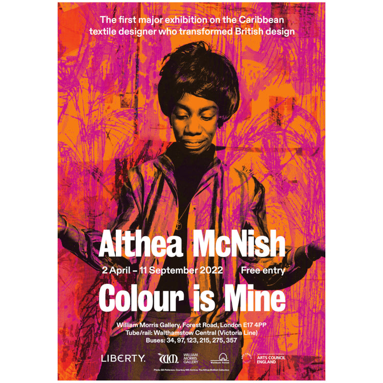 Althea McNish: Colour is Mine - A3 Poster