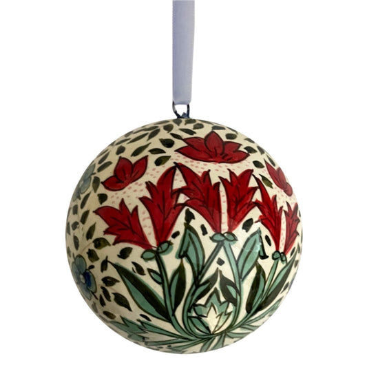 Handmade Papier-maché Bourne Bauble