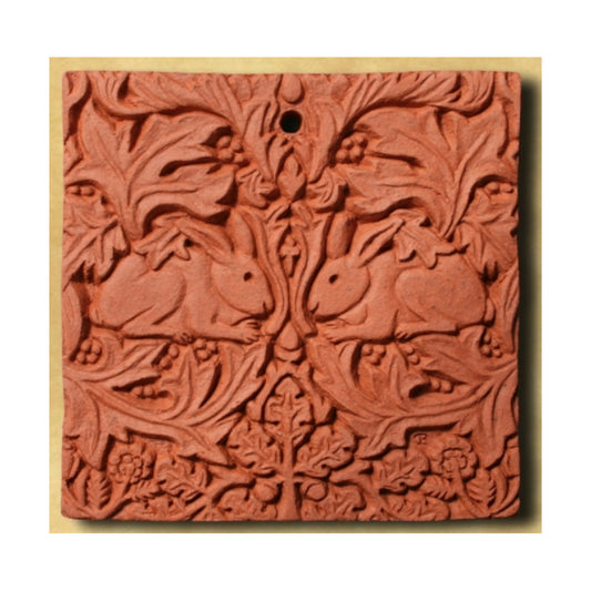 Decorative Terracotta Wall Tile - Brother Rabbit