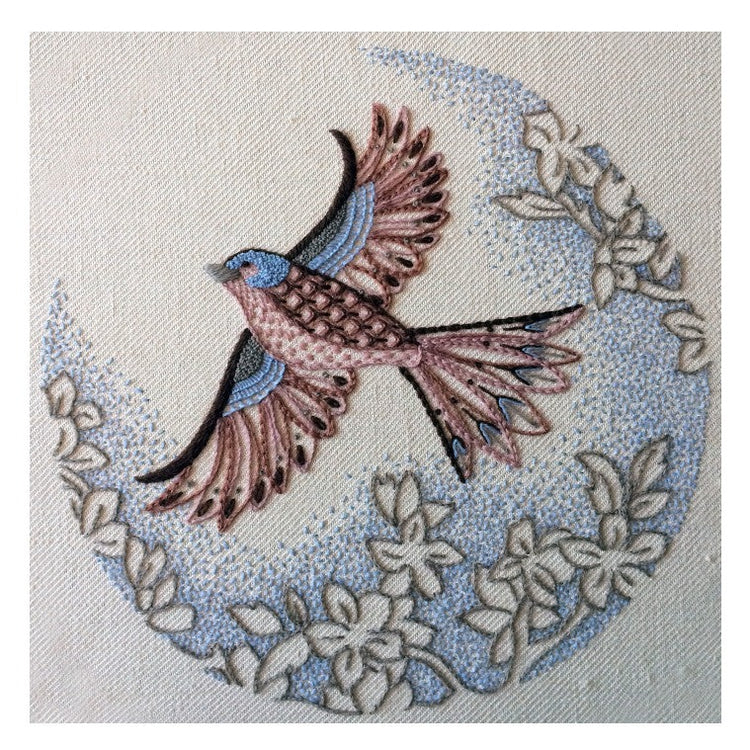 Chaffinch Crewel Work Embroidery Kit - Beginner to Intermediate