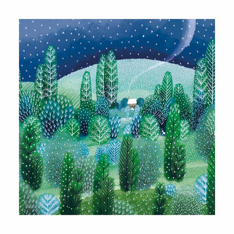 Forest House Set of 8 Cards