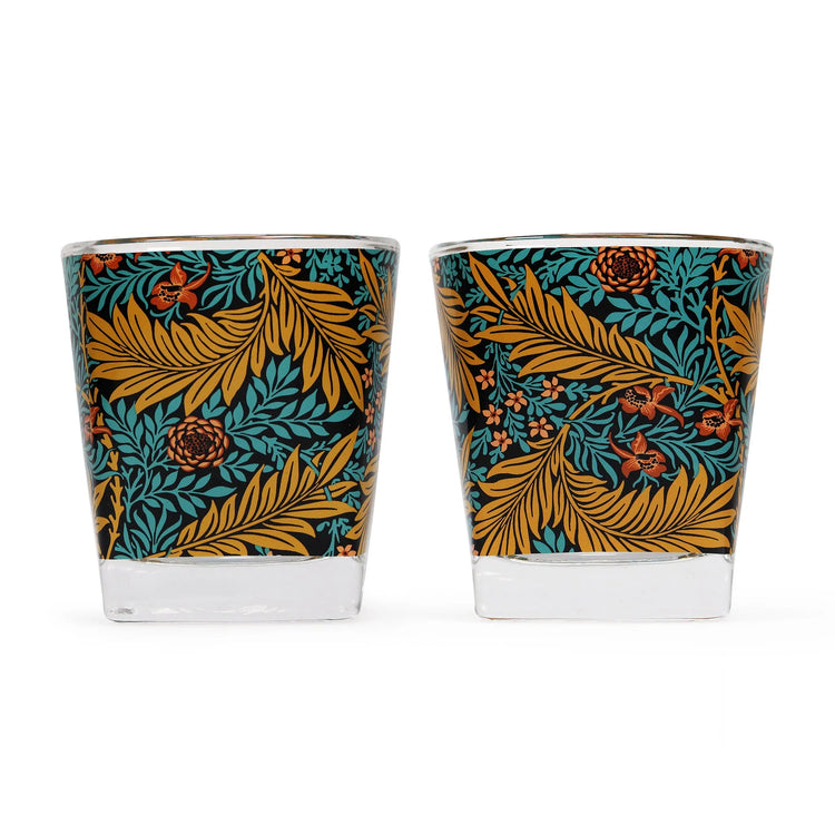 Larkspur Set of Two Drinking Glasses