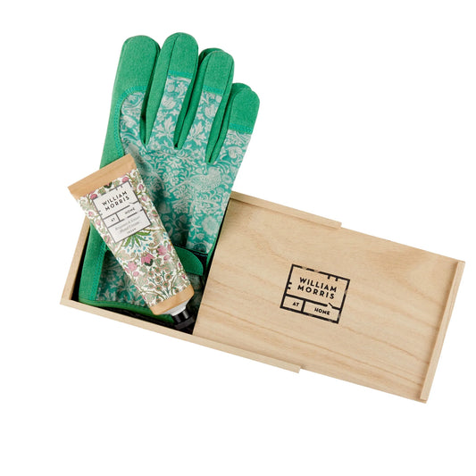 Golden Lily, Gardening Gloves Set with Hand Cream and Storage Box