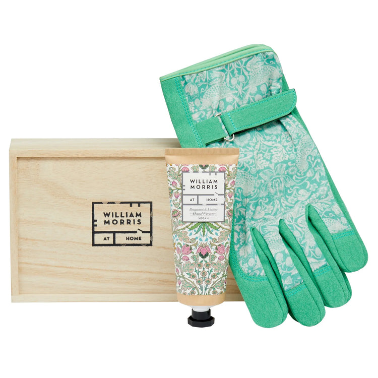 Golden Lily, Gardening Gloves Set with Hand Cream and Storage Box