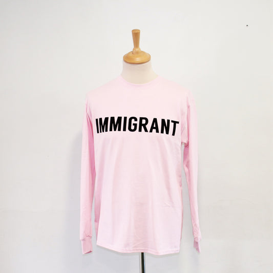 Ashish - Pink 'Immigrant' T-shirt - Medium