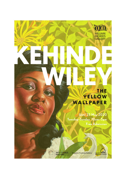 Kehinde Wiley The Yellow Wallpaper A3 Poster