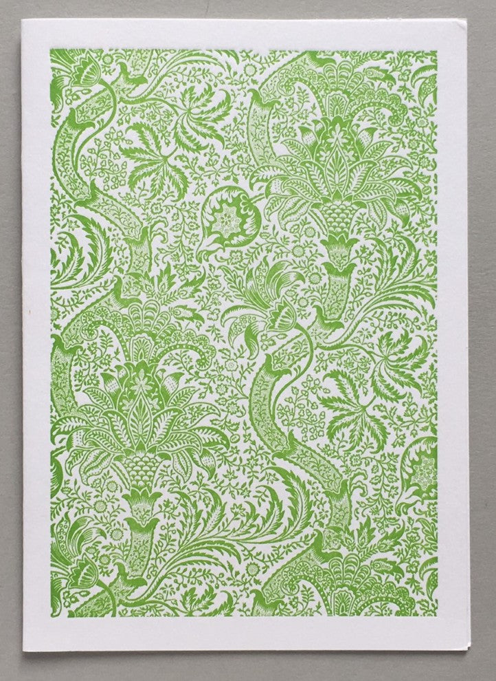 William Morris Letterpress - Indian (green)