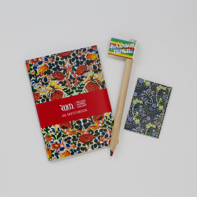 School Bundle 2 (sketchbook, multicoloured pencil, magnet)