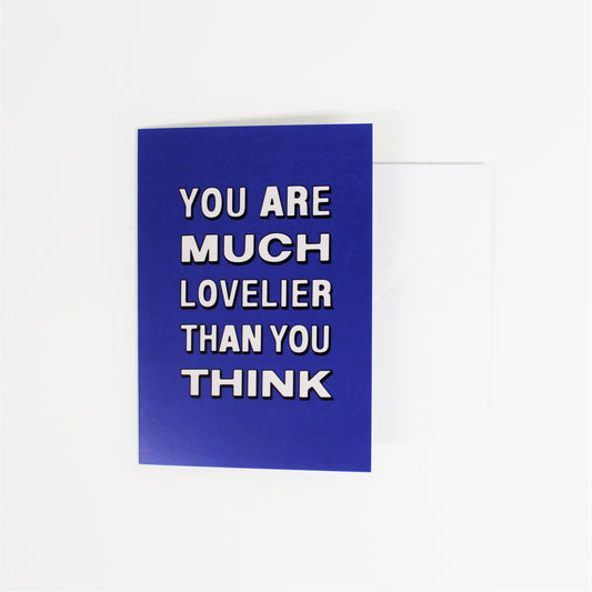 Ashish - Greeting Card 'Much Lovelier'