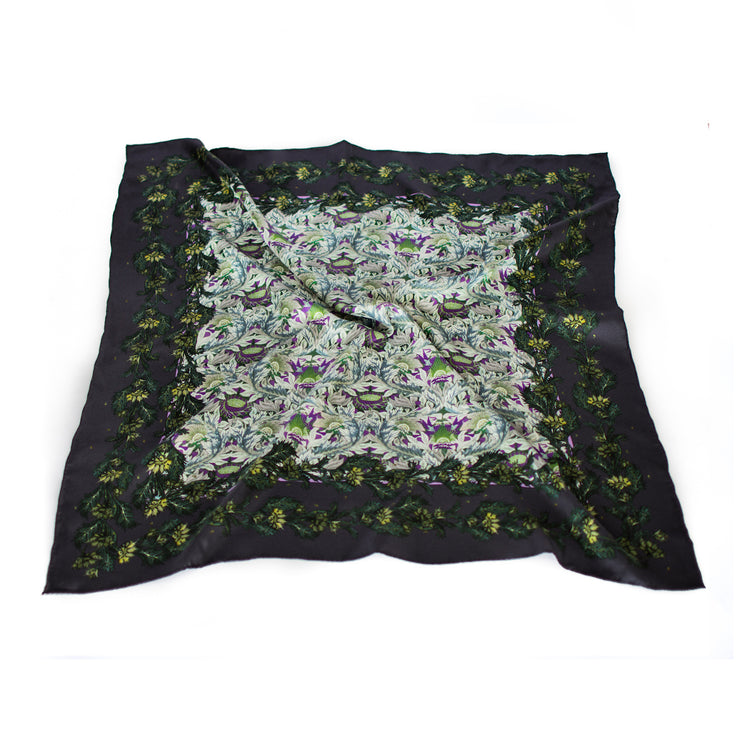 Mackmurdo Thistle Gallery Silk Scarf