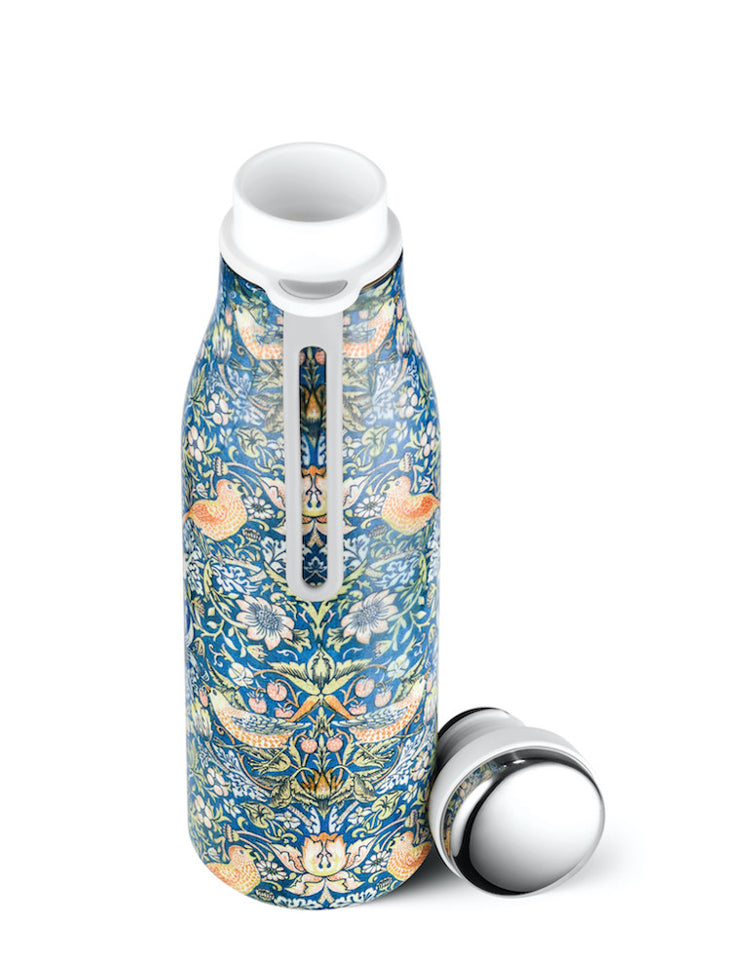 Hot/ Cold Reusable Bottle (500ml - Strawberry Thief)