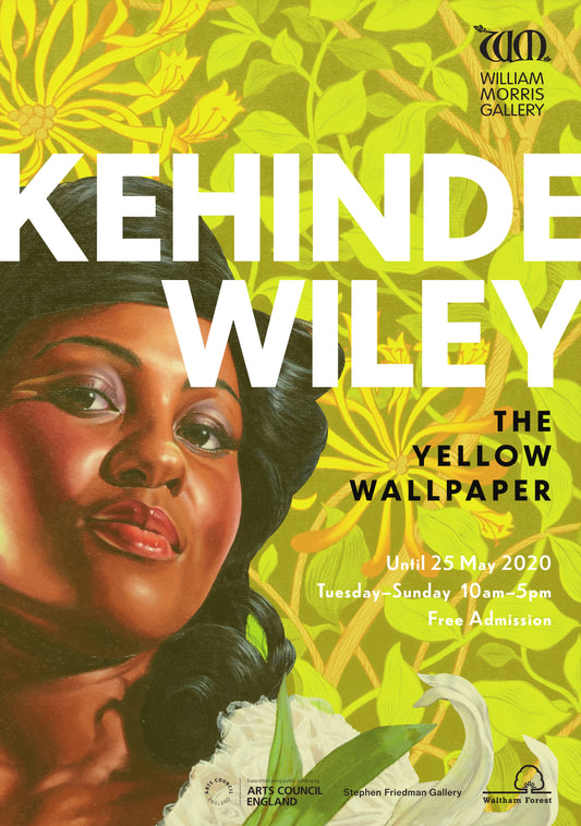 Kehinde Wiley The Yellow Wallpaper A2 Poster