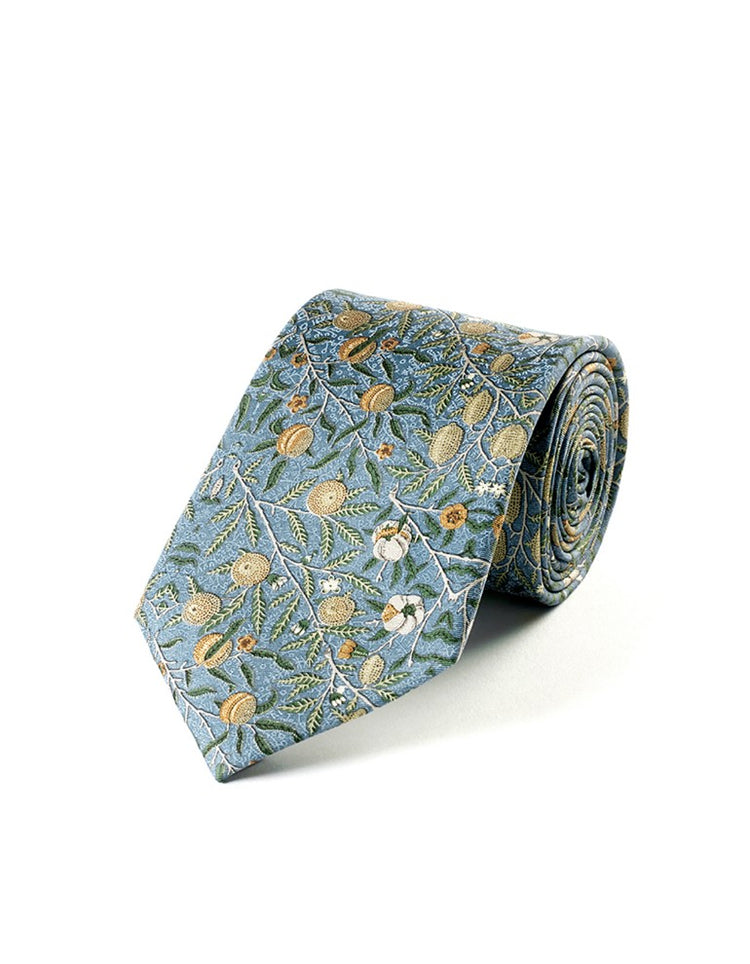 Fruit Pattern Tie (blue)