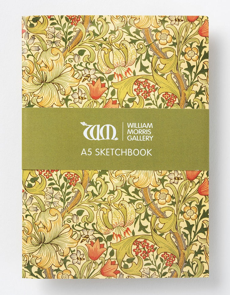 Golden Lily A5 Sketchbook